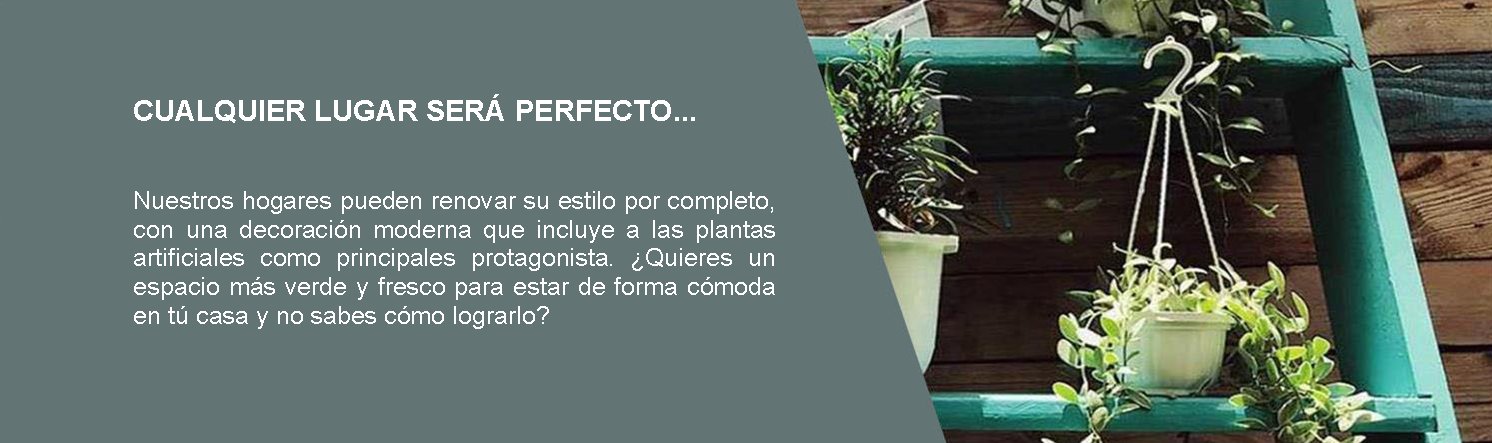 plantas artificiales jardines verticales